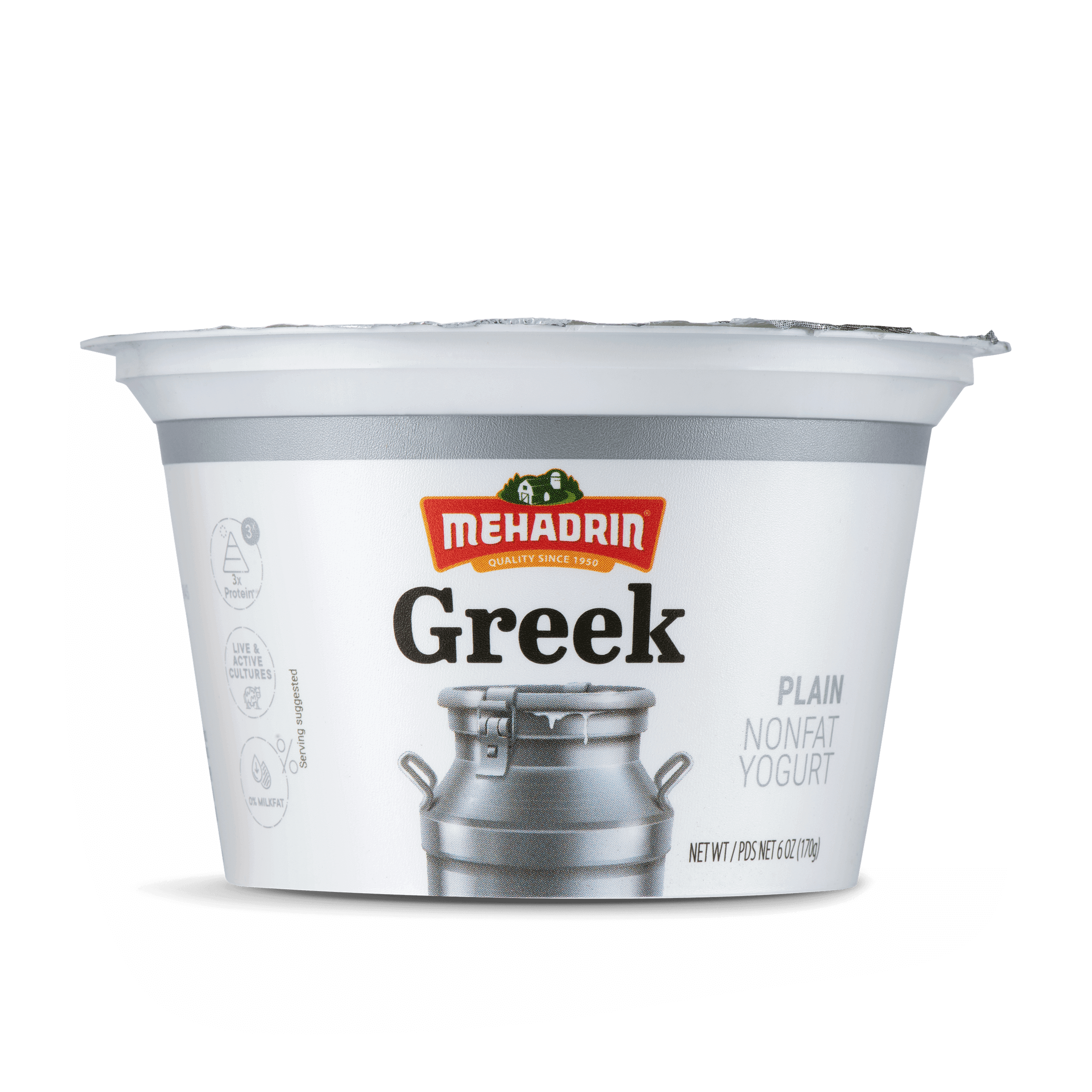 Plain Greek Yogurt, 6 Oz.
